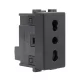 LECCE ITALIAN STANDARD MULTI SWITCH ANTHRACITE