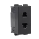 LECCE ITALIAN STANDARD MULTI SOCKET ANTHRACITE