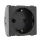 LECCE SOCKET ANTHRACITE