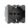 LECCE ITALIAN STANDARD SOCKET ANTHRACITE