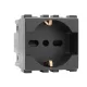 LECCE ITALIAN STANDARD SOCKET ANTHRACITE