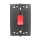 LECCE TWO-POLE SWITCH 45A ANTHRACITE