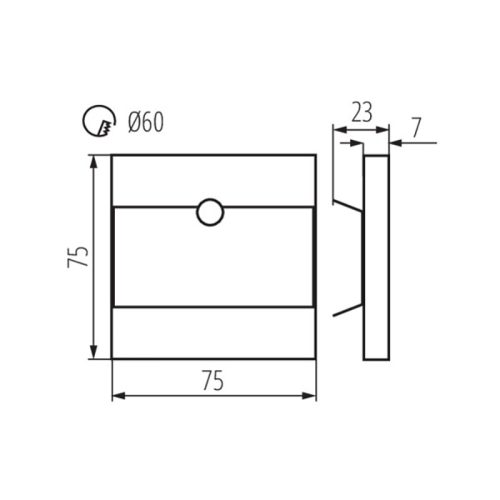 KANLUX TERRA LED PIR WW lamp