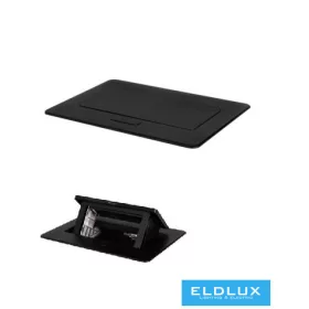 KANLUX Floor Box MOWION BIURO+ Black 4 modules