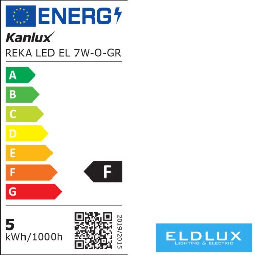 KANLUX REKA LED EL 7W-O-GR lamp