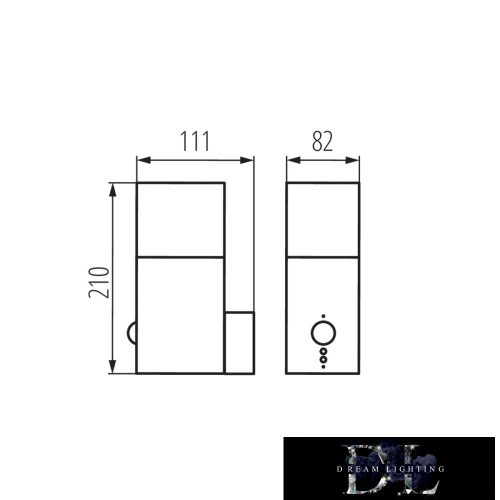 KANLUX VADRA 21L-UP SE lamp E27