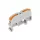 CONNECTOR BLOCK FOR DIN RAIL 1 INPUT/1 OUTPUT 4.00M