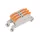 CONNECTOR BLOCK FOR DIN RAIL 3 INPUTS/3 OUTPUTS 4.00M
