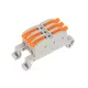 CONNECTOR BLOCK FOR DIN RAIL 3 INPUTS/3 OUTPUTS 4.00M