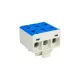 DIN RAIL CONNECTOR 3X1.5-16MM GREY