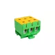 DIN RAIL CONNECTOR 3X1.5-16MM2 Y/G