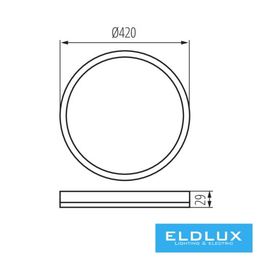 KANLUX AZPO LED 22W-NW-O-W lamp