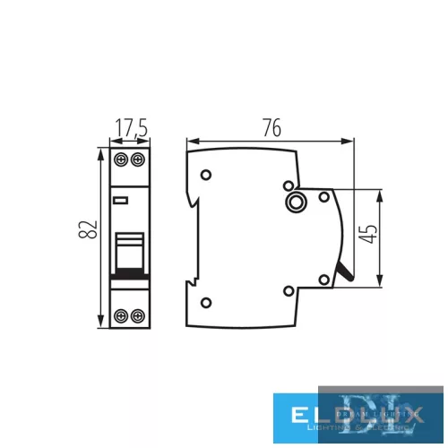 KANLUX KMBN6-C20/1 miniature circuit breaker