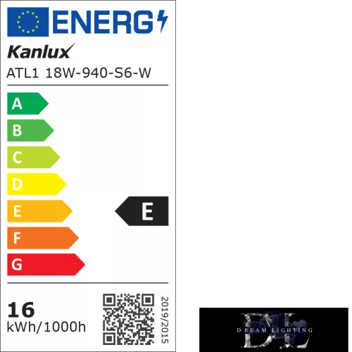 KANLUX ATL1 18W-940-S6-W lamp