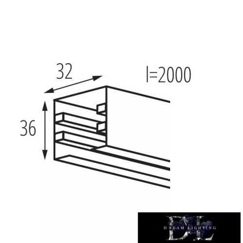 KANLUX TEAR N TR 2M-B rail