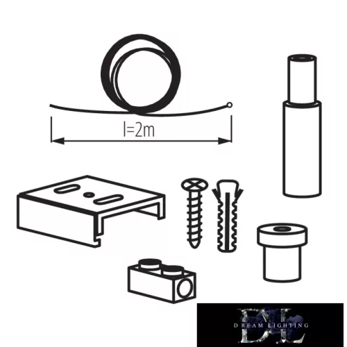 KANLUX TEAR N SKIT B suspension cable