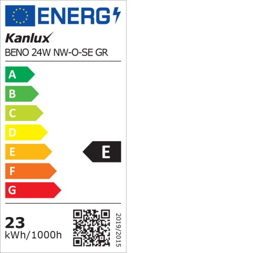 KANLUX BENO 24W NW-O-SE GR lamp