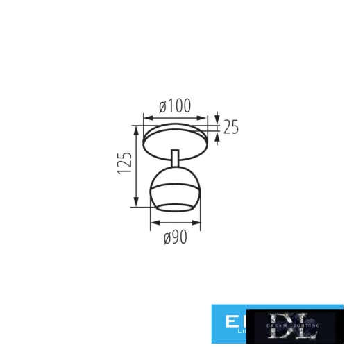 KANLUX GALOBA EL-1O B lamp SPOT