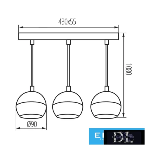 KANLUX GALOBA C 3xGU10 W lamp SPOT