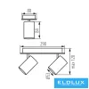 KANLUX EVALO EL-2I B-SR lamp GU10