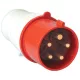 INDUSTRIAL PLUG HT-025 32A IP44 3P+N+E 400V