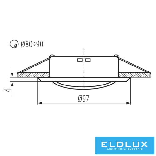 KANLUX ARGUS II CT-2115-W deck light SPOT