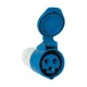 INDUSTRIAL PLUG HT-213 16A IP44 1P+N+E 230