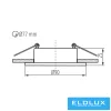 KANLUX FELINE DSO G/W decorative frame SPOT