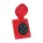 FLUSH-MOUNTED INDUSTRIAL PLUG HT-414 16A IP44 3P+E 400V