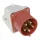 MOUNTABLE INDUSTRIAL PLUG HT-525 32A IP44 3P+N+E 400V