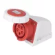 MOUNTABLE INDUSTRIAL PLUG HTN-1251 32A IP67 3P+N+E 400V