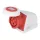MOUNTABLE INDUSTRIAL PLUG HTN-1141 16A IP67 3P+E 400V