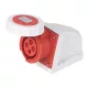 MOUNTABLE INDUSTRIAL PLUG HTN-1141 16A IP67 3P+E 400V