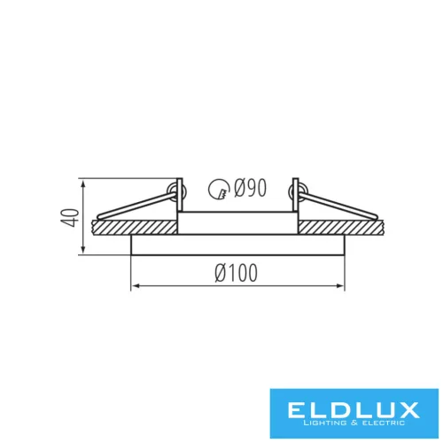 KANLUX ARET DTO B/W decorative frame SPOT