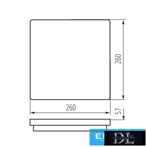 KANLUX BENO Ceiling LED lamp 24-30W CCT-L-SEG IP65 5 years