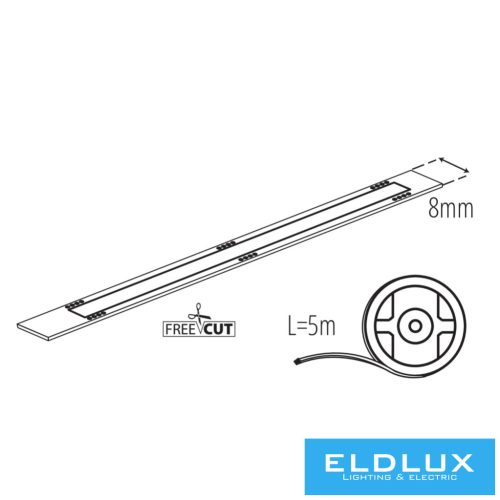 KANLUX LCOBFC 12W/M12IP65-CW