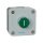 ENCAPSULATED PUSH BUTTON B102 1NO IP44 GREEN