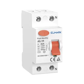   JEL1R 6kA 2P 40A/30mA RESIDUAL CURRENT DEVICE JEL1R 6kA 2P 40A/30mA