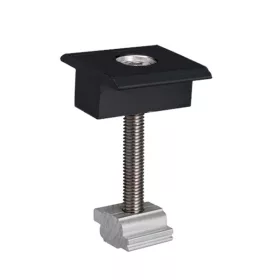 EL-MC CENTRAL CLAMP FOR 30-50MM FRAMED PANELS, BLACK