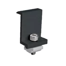 EL-EC END CLAMP FOR 35MM FRAMED PANEL IN BLACK