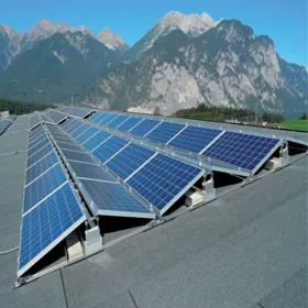 BALLAST STRUCTURE. FLAT ROOF 430W PANEL 10kW, SET