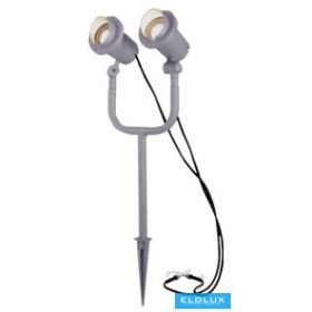   Garden lamp that can be stuck into the grass 2xGU10 max.35w IP44 200x100x640mm Grey