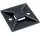 MT-30 CABLE TIE BASE, ADHESIVE-BLACK (100PCS)