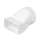 EL02-511 ROUND FLAT CONNECTOR D125-220/55MM