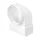EL02-403 ROUND AND FLAT CONNECTOR 90° D100-110/55MM