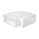 EL02-522 HORIZONTAL 90° bend for flat channels 220x55
