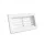 EL02-415 PVC SUSPENSION BRACKET 110x55MM for flat channels