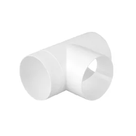 EL02-472 PVC T-JOINT FOR ROUND CHANNELS D125MM