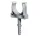 PVC PIPE CLAMP WITH METAL SCREW EC D32