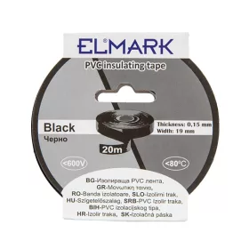 INSULATING TAPE 20 m x 19 mm BLACK